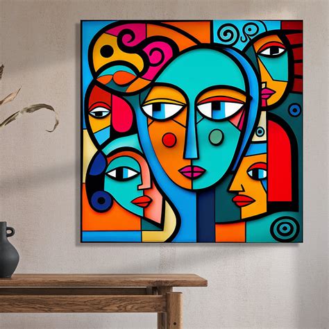 Vibrant Modern Art Canvas Painting for Living Room Bedroom Home and Of ...
