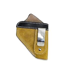 GunAlly Suede Leather IWB Concealed Carry Holster for .32 IOF Revolver ...