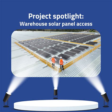 Image result for Fall Protection around Solar Panels