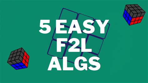 Image result for Algorithmic F2L Tutorial