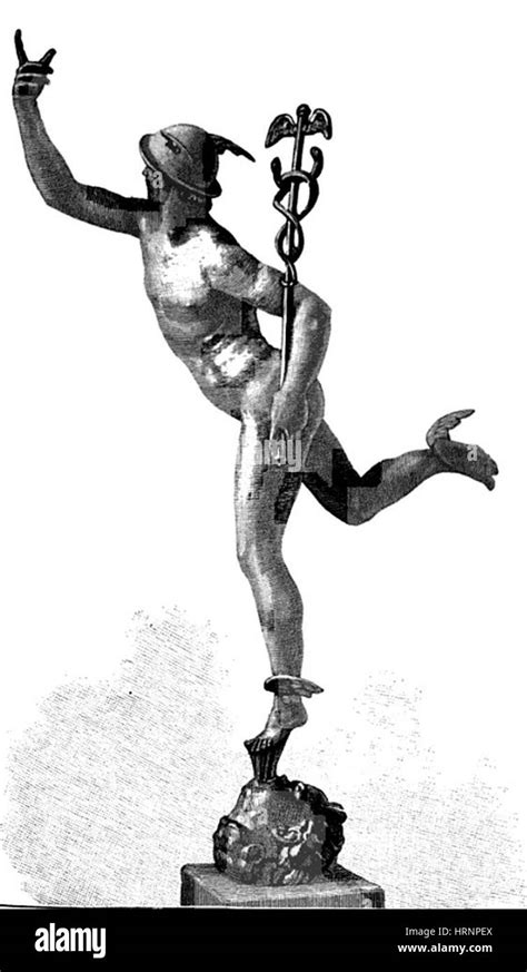 Hermes mercury greek mythology god hi-res stock photography and images ...