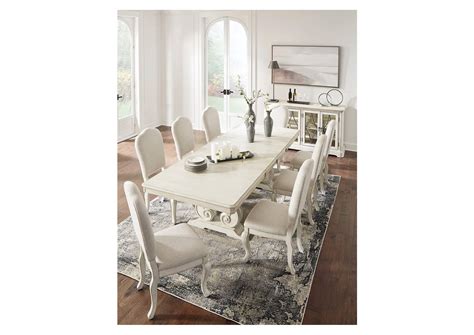 Arlendyne Dining Table and 8 Chairs Brothers Fine Furniture