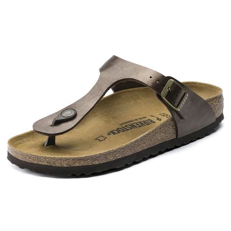BIRKENSTOCK Gizeh Birko-Flor Sandals - Graceful Pearl White, Taupe
