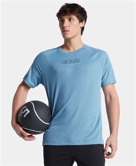 Buy Lightweight Microfiber Round Neck Half Sleeve Printed T-Shirt with ...