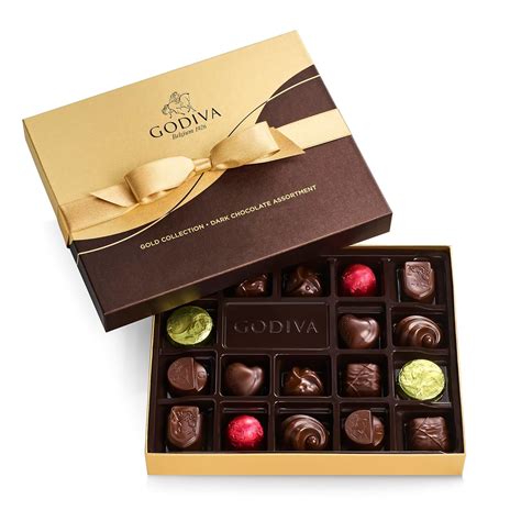 Godiva Chocolatier Gourmet Chocolate Gift Box – 18-Piece Assorted ...