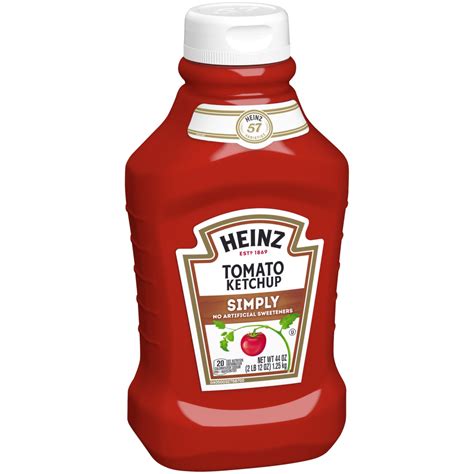 Nutrition Facts Of Heinz Ketchup at Harrison Humphery blog