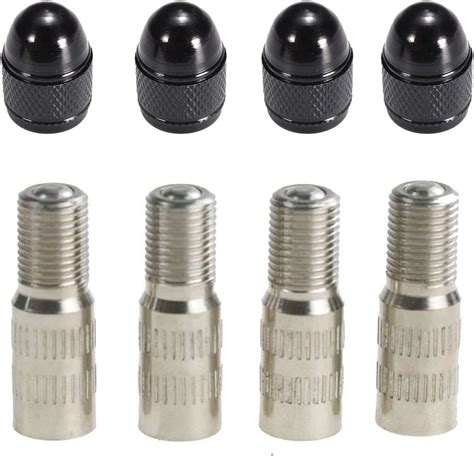 Amazon.com: Tire Valve Stem Extension Extenders - 4 Pcs 25mm Tire Valve Extenders with 4 Pcs ...