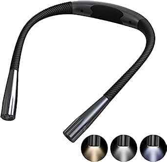 Sisliya Neck Light, Reading Light, Book Light, LED, USB Rechargeable ...
