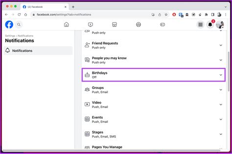 How to Get Facebook Birthday Notifications on Desktop and Mobile ...
