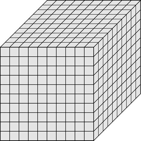 base 10 cube clipart - Clip Art Library