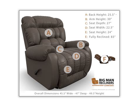 Rake Beast Leather | Big Man's Recliners