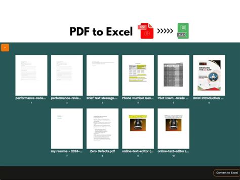Image result for PDF File to Excel File