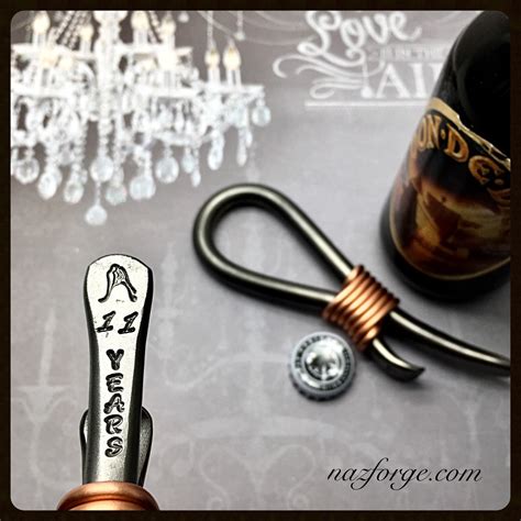 11th Year Steel Wedding Anniversary Gift Bottle Opener - 11 Years Bride ...
