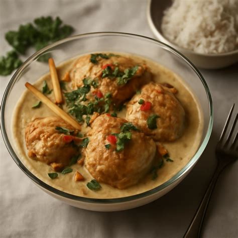 Coconut Milk Braised Chicken with Lemongrass and Chilies Recipe