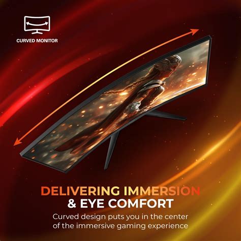 Buy AOC C32G2ZE2 32 Inch Curved Gaming Monitor at Best Price in India ...