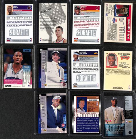 Lot Detail - (27) Basketball Rookie Cards w. Shaq, D. Robinson, T ...