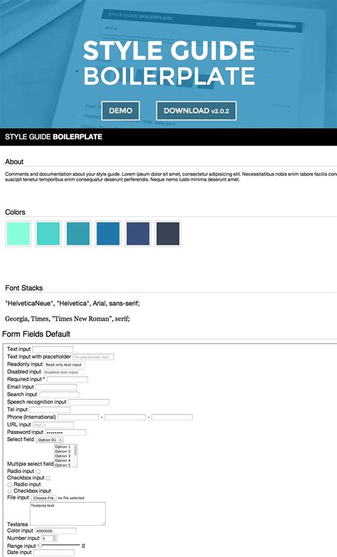 Image result for CSS Style Guide Example