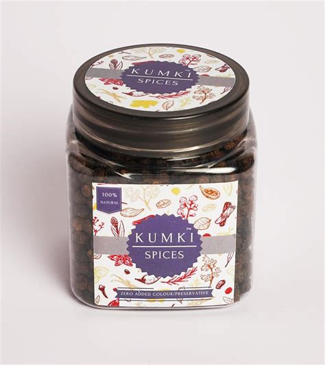 Kumki Spices - Extra Large Whole Black Pepper, 140g, Malabar Peppercorn ...