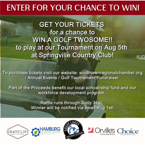 Come golf with us! On Aug 5th we're holding our scholarship fundraiser ...