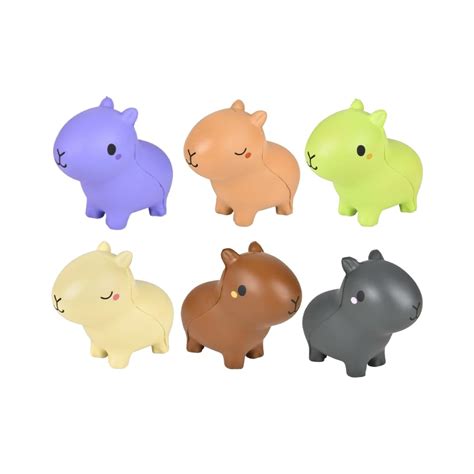 Soft Slow Rise Squish Capybara, 6 Count : Amazon.in: Toys & Games
