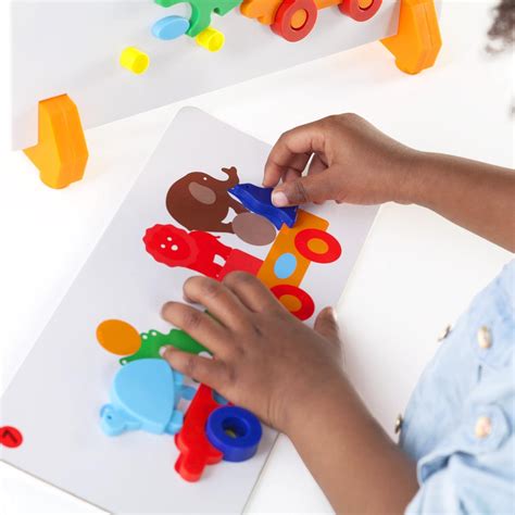 Buy Guidecraft Animal Train Sort and Match - 40 pieces Color and Shapes ...