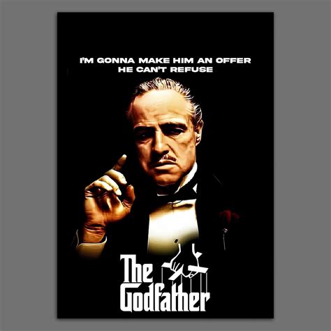 The Godfather "Make Him An Offer" Poster – Frame Kro