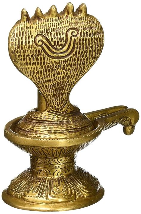 Brass Shiva Ling Murti Lingam Shivling Figurine Brass Sculpture Deity ...