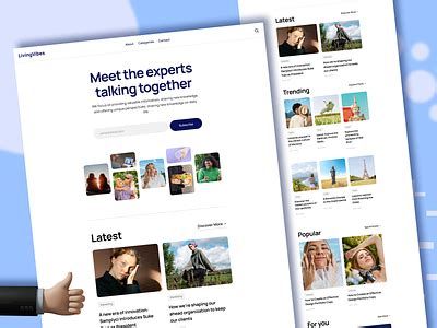 Blog Page Website 的图像结果