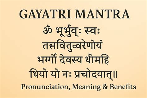 Gayatri Mantra: Meaning, Benefits & How to Chant Correctly - Hindu Creed
