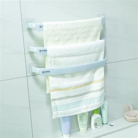 Kuber Industries Towel Hanger for Bathroom | Wall Mounted Cloth Hanger ...