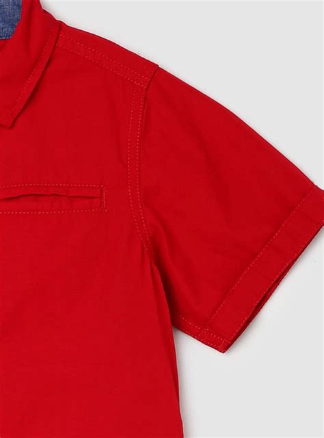 Buy Boys Solid Welt Pocket Shirt Online at just Rs. 449.0 ...