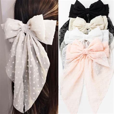 Amazon.com : 6 PCS Hair Bows for Women, Big Bow Hair Clips for Girls ...