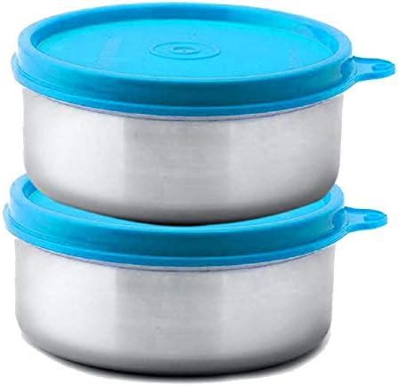 Buy Signoraware Stainless Steel Executive Steel Container Medium, Set ...