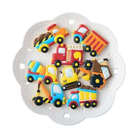 Buy 8pcs/set Cartoon Bakery Baby Birthday Pastry Making Car Biscuit ...