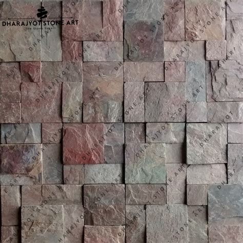 Pink Sandstone Up And Down Mosaic – Dharajyot Stone Art
