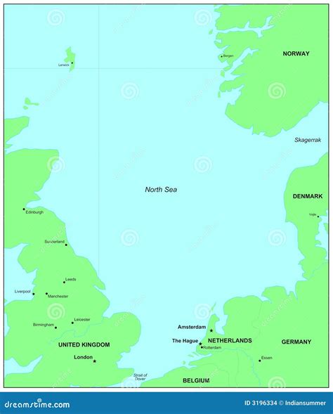 North Sea Map