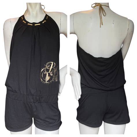 Baby Phat | Pants & Jumpsuits | Y2k Baby Phat Gold And Black Logo Print ...