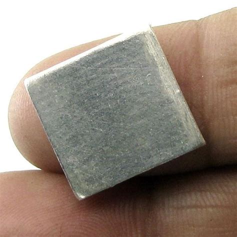 Pure Silver Square Piece - Chandi ka Chokor for Astrology and Lal Kita ...