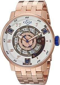 GV2 by Gevril Motorcycle Sport Mens Swiss Automatic Rose Gold Tone ...