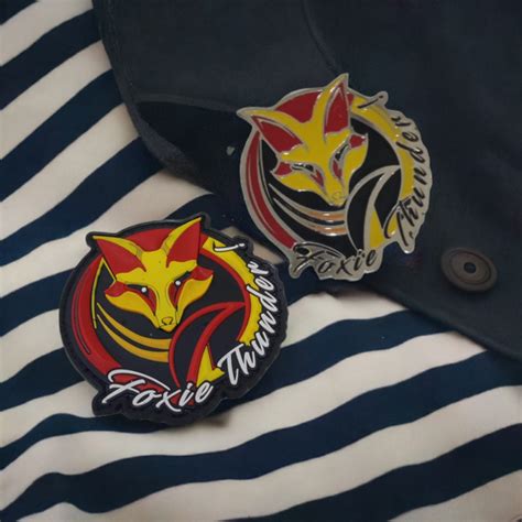 Foxie Thunder Patch & Lapel Pin Bundle - Display Your Squadron Pride ...