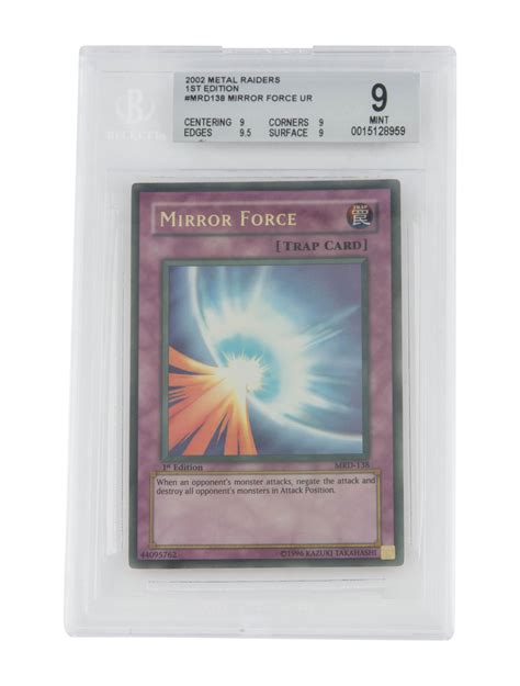 Trading Cards 2002 Yu-Gi-Oh! Mirror Force BGS 9 1st Edition #MRD-138 - TCG - Purple Trading ...