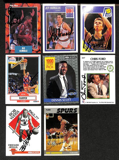 Lot Detail - Lot of (70+) Signed Basketball Cards inc. (2) Steve Kerr ...