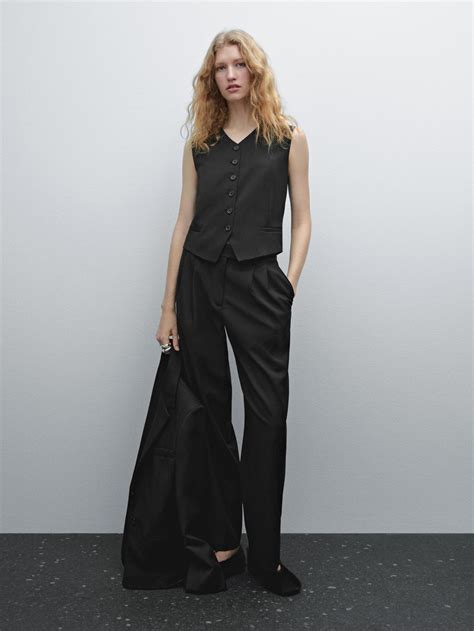 Women's Black Suits - Massimo Dutti - US