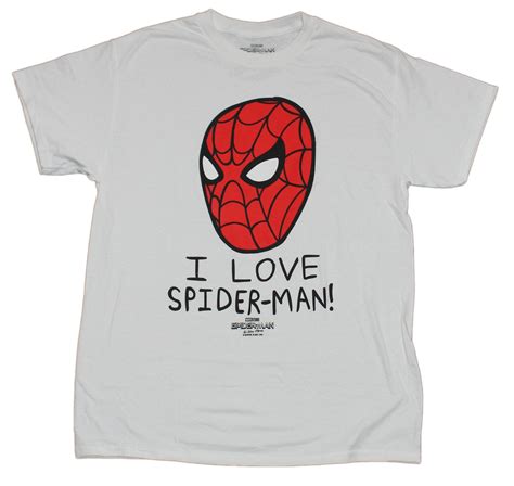 Spider-Man Mens T-Shirt - I Love Spider-Man - Walmart.com