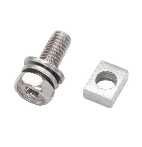 binifiMux Motorcycle Battery Terminal, M6 x10mm Battery Bolt Square Nut ...