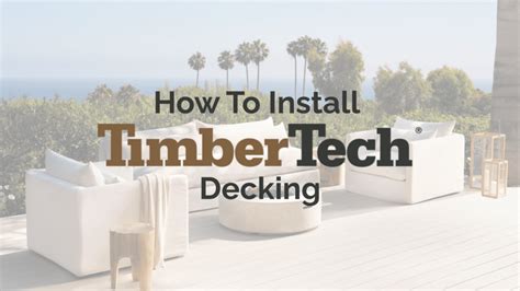 Image result for Install TimberTech Decking