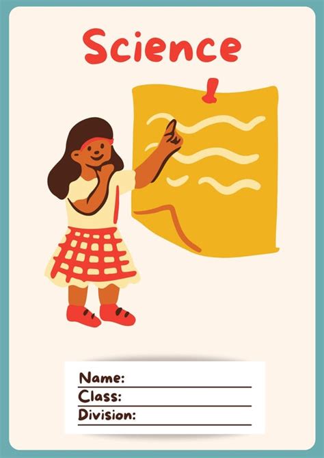 Image result for Science Book Cover Template