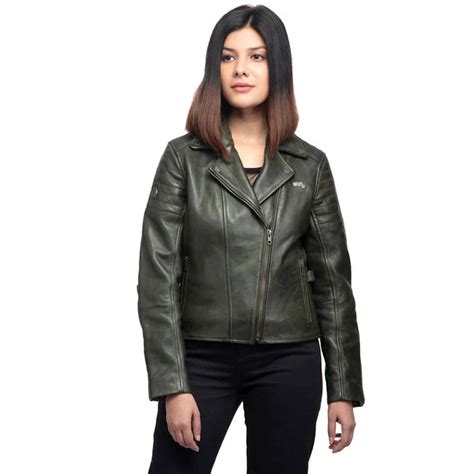 ROYAL ENFIELD THE WILD ONE LEATHER JACKET OLIVE – Moto Marvels