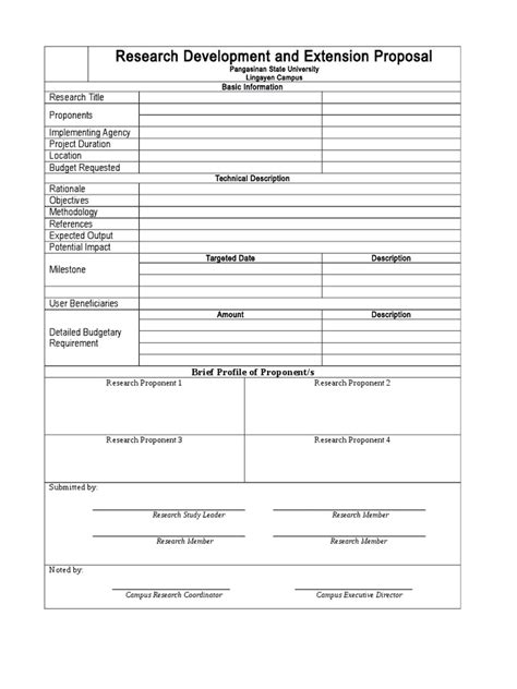 Research Proposal Format | PDF