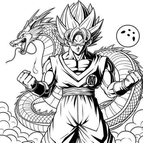Dibujos de Dragon Ball para Colorear 327 | Dibujos de dragón, Dragon ball, Dragon para dibujar